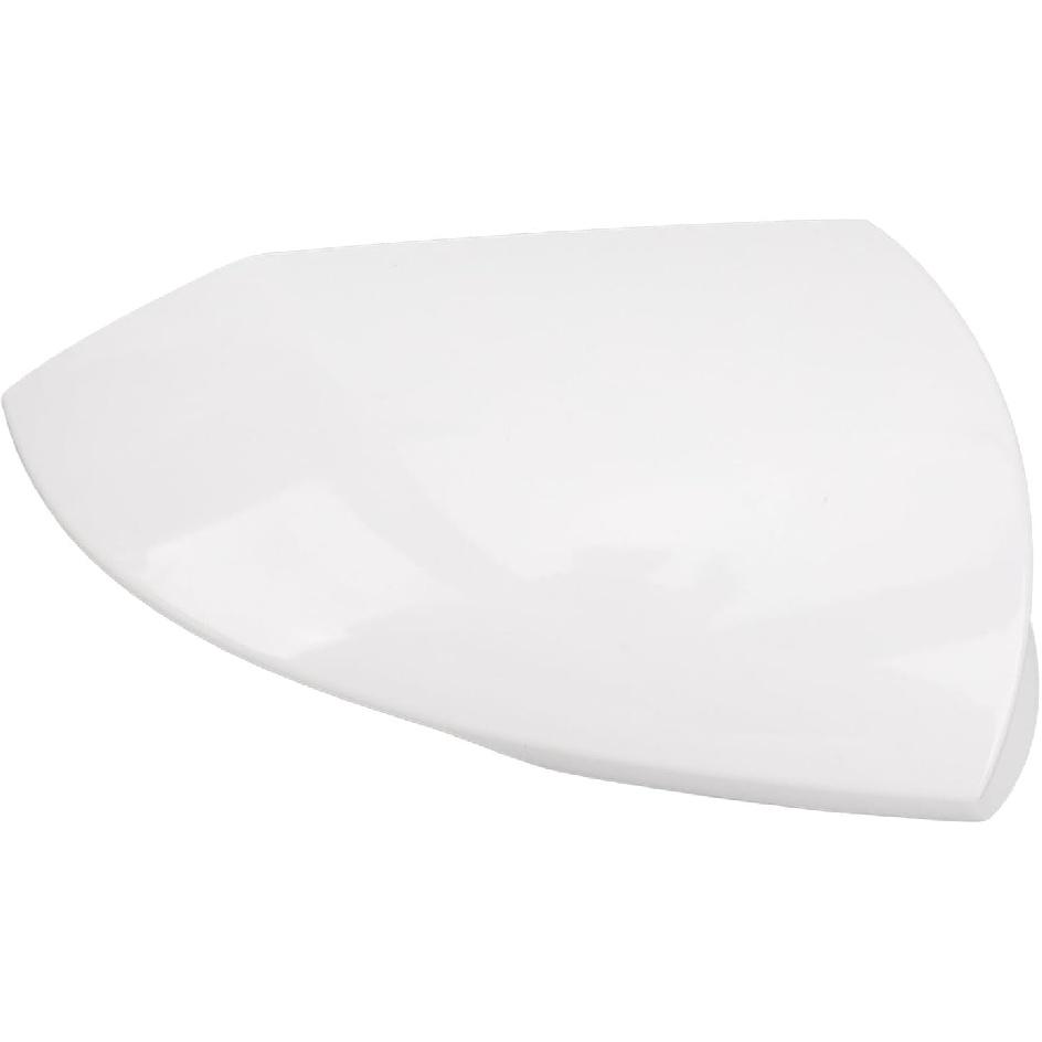 Side Mirror Cover Cap Unpainted White Rearview Wing Mirror Cap Weather Replacement for Hyundai Elantra 2021 to 2023 (Right)