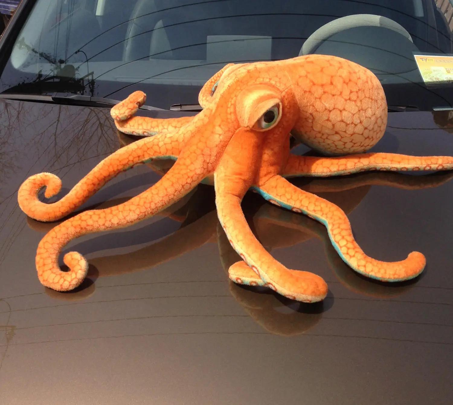Favorite Toy Unisex Simulation Octopus Tucked Stuffed Realistic Squid Toys Animal Dolls Funny Decor Realistic Squid High Quality Gifts For Friends