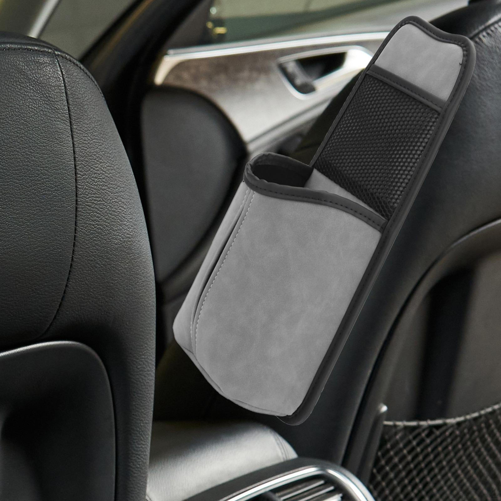 

Car Seat Side Hanging Storage Bag Tissue Paper Holder Organization Universal Organizer сірий колір