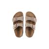 Birkenstock Comfortable Round Toe Versatile Soft Sole Buckle Non-Slip Kids Slippers Kids Slippers Gray Brown 1021704
