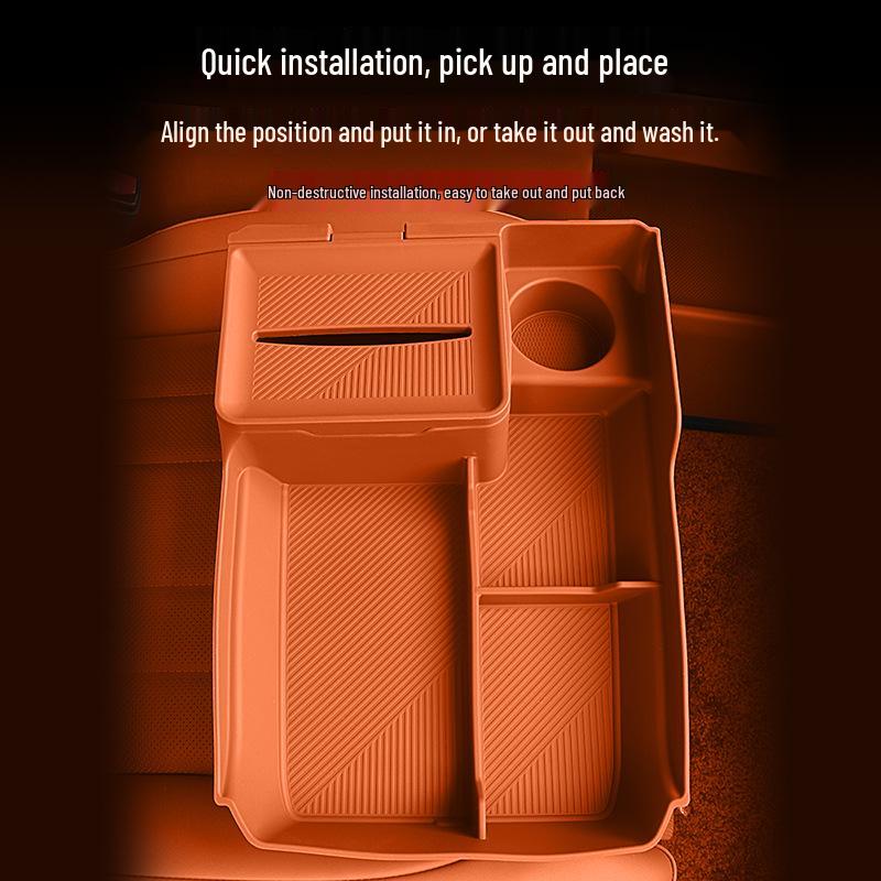 Silicone Privacy Box for Huawei AITO 2026 M7 M8 Armrest & Console Storage