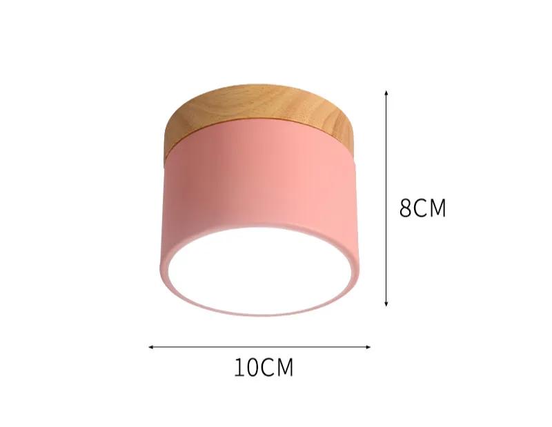 Nordic Iron Wood Ceiling Lights Modern Led Ceiling Lamp For Living Room Bedroom Luminaire Porch Aisle Lighting Fixtures  ZM1111