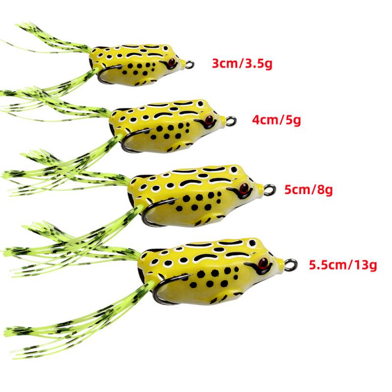 Lure Bait Frog Blackfish Special Floating Soft Bait Pointed Tip5g8g13gDouble Hook Simulation Fishing Bait