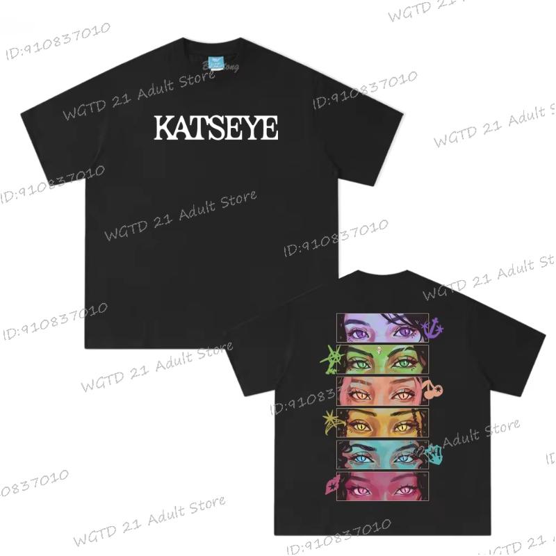 Korean Girl Group Katseye Tees Women Men Fashion Hip Hop Music Band Streetwear Round Neck Pop Katseye Tshirts
