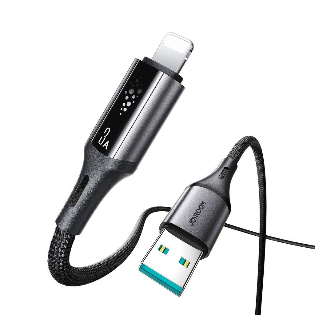 Kabel Przewód Usb-A - Iphone Lightning S-A60 Startalk 3A 1.2M - Czarny