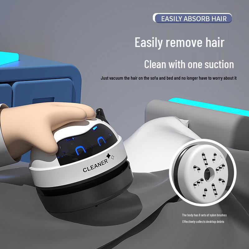 Rechargeable Mini Desktop Vacuum Cleaner for Keyboard and Crumbs