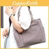 Simple Solid Color Large Capacity Women Casual Tote Bag For Daily Use