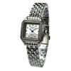 GREALY Women's Classic Retro Square Waterproof Diamond Quartz Watch