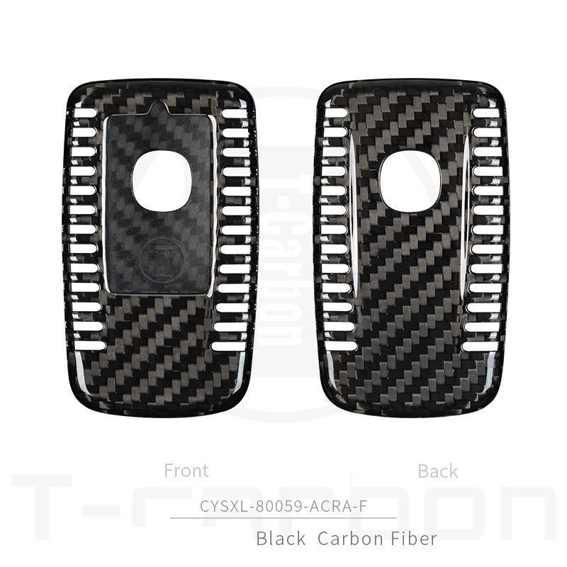Interior Mouldings Real Carbon Fiber Car Key Case Key Cover For Acura LDX MDX RDX NSX RTLX TLX-L TLX RLX Car Styling