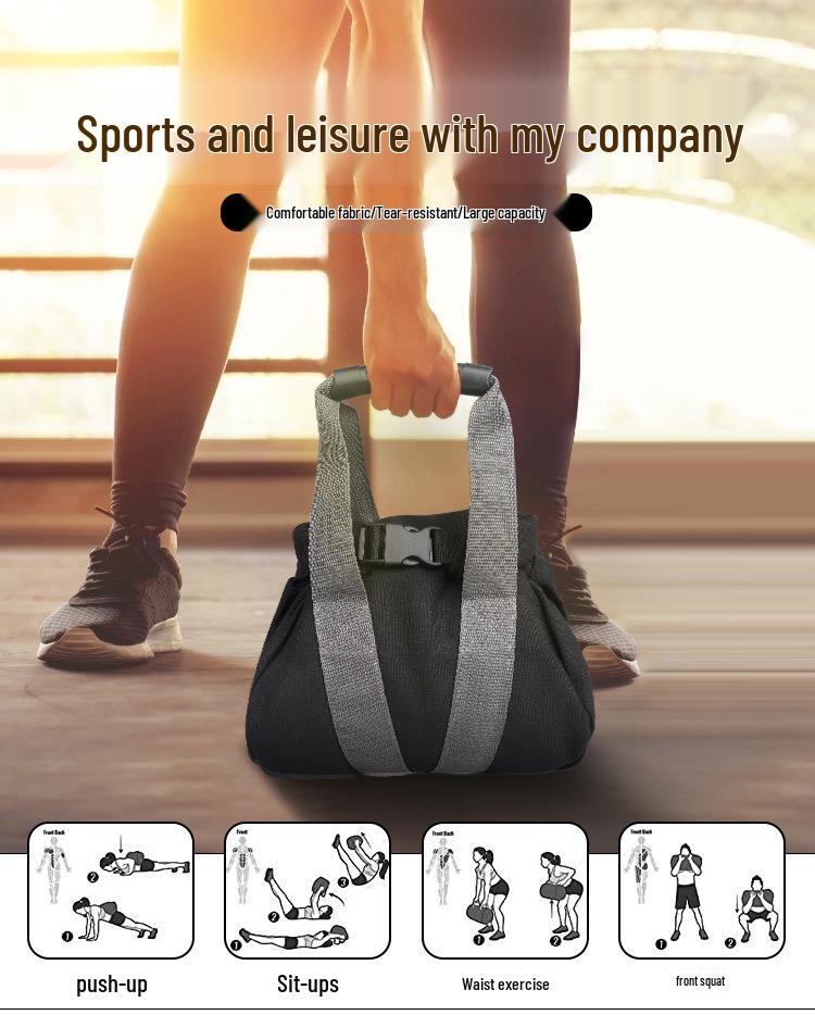 Sac de sable de yoga pour la remise en forme et la perte de poids - Kettlebell à domicile, Presse à jambes, Entraîneur de force des bras