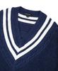 BROOKS BROTHERS Linen Oversized Tennis Sweater (Navy) (Bbwnwm7246Qes)