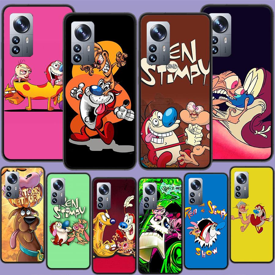 Anime Ren and S-stimpy Phone Case For Redmi Note 15 Pro 5G 14 13 12 Pro Plus 11 11T 11E 11S 10 Pro 10S 9 9S Cover Cell Clear Wit