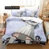Kawaii Toji no Miko Bedding Set Single Twin Full Queen King Size Bed Set Adult Kid Bedroom Duvetcover Sets Anime Girls Bed