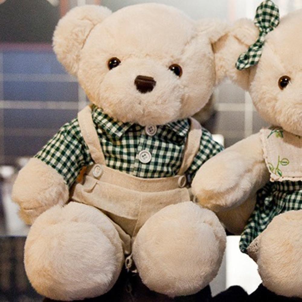 Dress Up Bear Plush Toy Skirt Stuffed Animal Pillow Fluffy Plush Bear Doll  Girls
