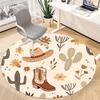 1pc Cowboy Boots Chair Carpet for Office, Non-slip, Soft and Durable Office Rug, Perfect for Office Yy251226050