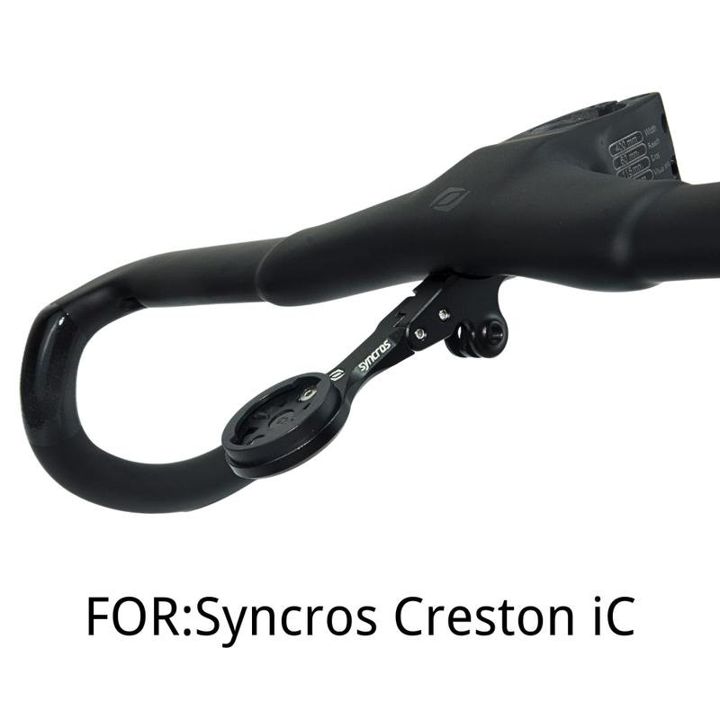 Supporto per Manubrio Integrato SYNCROS ADDICT RC Supporto per Computer Mount Staffa per GPS/Garmin/Bryton/Wahoo CRESTON IC SL