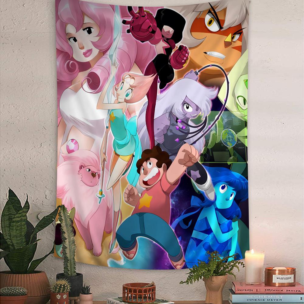 Cartoon Network S-Steven U-Universe Arazzo Stampa Artistica Arte Fantascienza Stanza Arredamento Casa Arte da Parete Decorazione