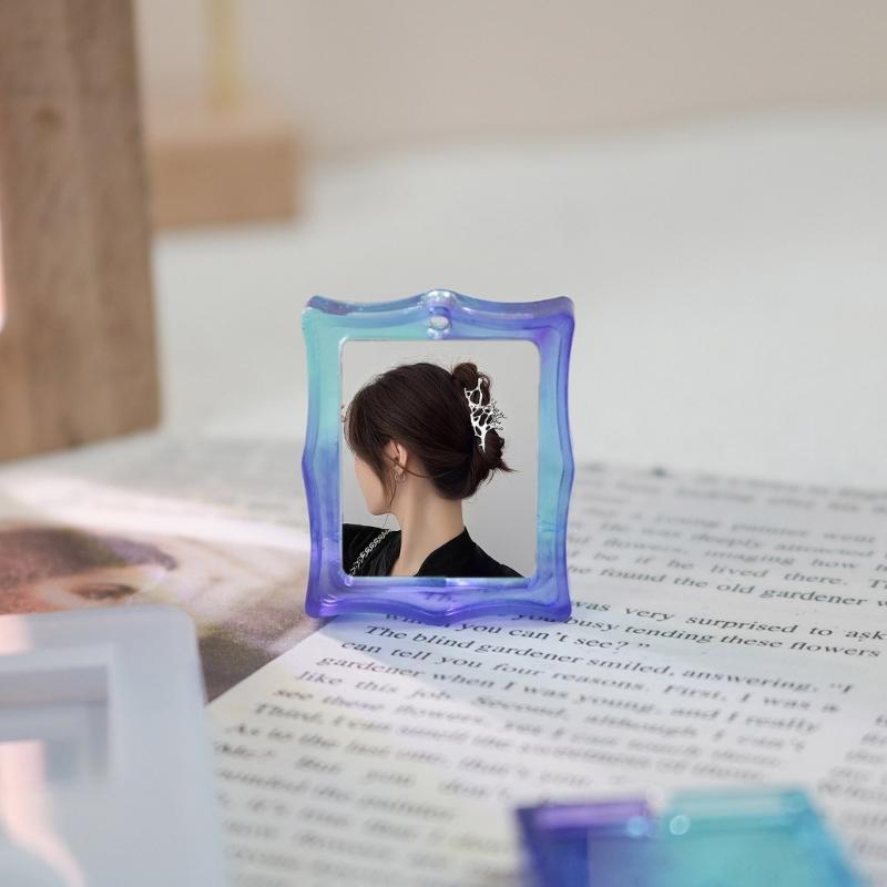 Silicone Diamond Pendant Silicone Mold Unique Glasses Shaped Jewelry Pendant Mold Flexible Silicone Mold for Crafters