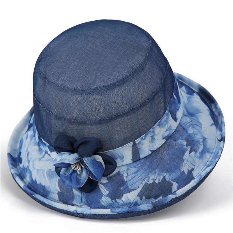 

Sun hat sun hat breathable summer outdoor sun protection bucket hat thin basin hat lady M（56-58cm）