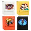 Demon Slayer Card Box with Display Window Kamado Tanjiro Nezuko Self Made Leather Anime Figures Game Collection Card Storage Box