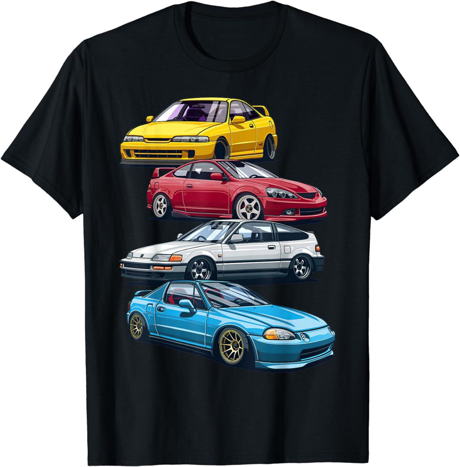 NEW LIMITED JDM Skyline Car Tuning Japan Rising Sun Drift Tee T-shirt S3XL XXXL