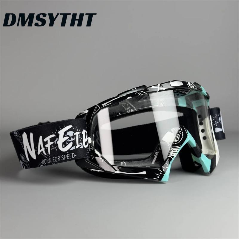 Non-polarized Motorcycle Goggles for Men Women Motocross Glasses Safety Protective Night Vision Helmet Goggles Vintage Driving Eyeglasses