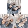 Womens Flat Sandals With Thick Heel For Summer Casual Wear