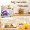 Oil-Proof, Heat-Resistant Microwave Food Cover Lid