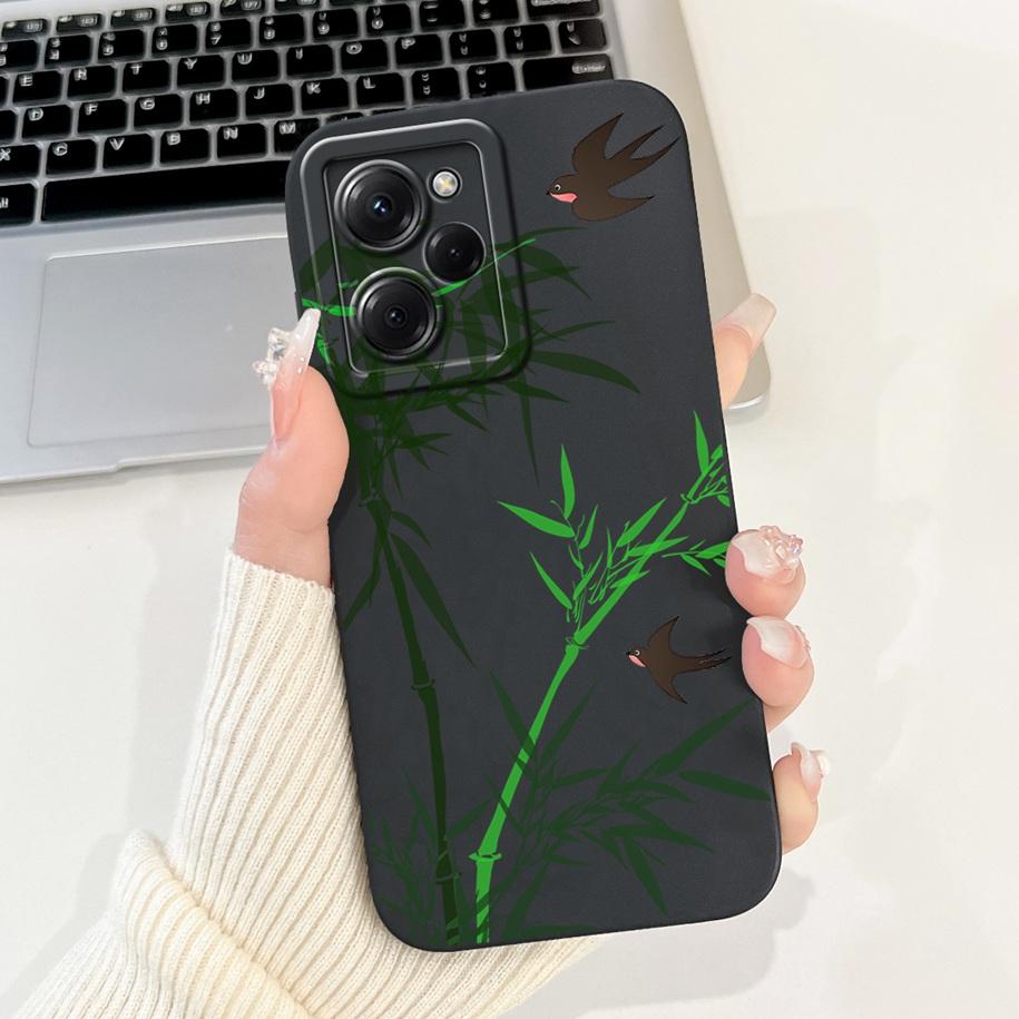For Xiaomi Poco X5 Pro Case Cool Fashion Flower Sunset Soft Silicone Soft Protection Cover For Xiaomi Poco X5 X 5 X5Pro 5G Funda