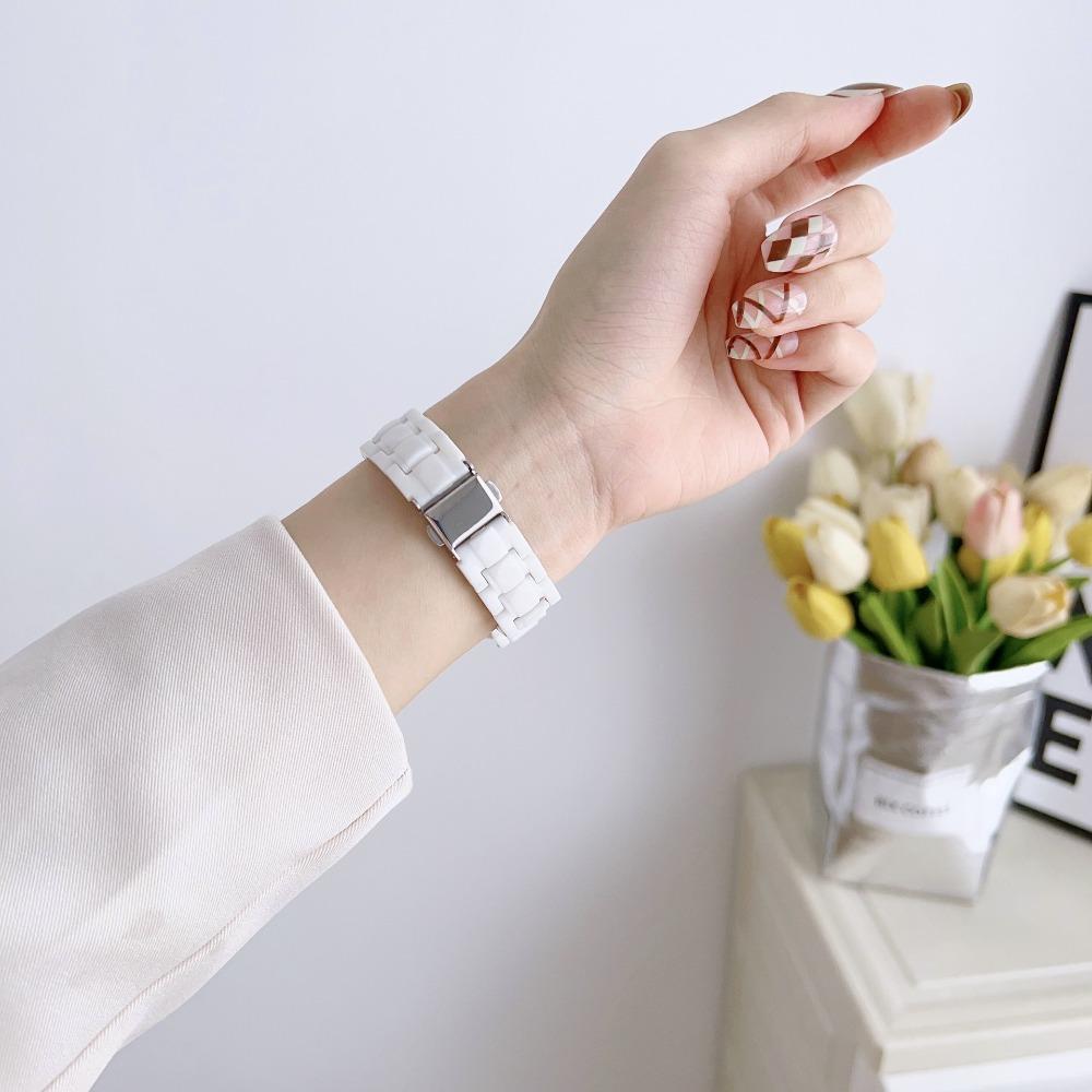TPU Case Watch Strap PC+Metal Watch Bracelet for Huawei Band 9/8/7/6 Smart Watch Accessories