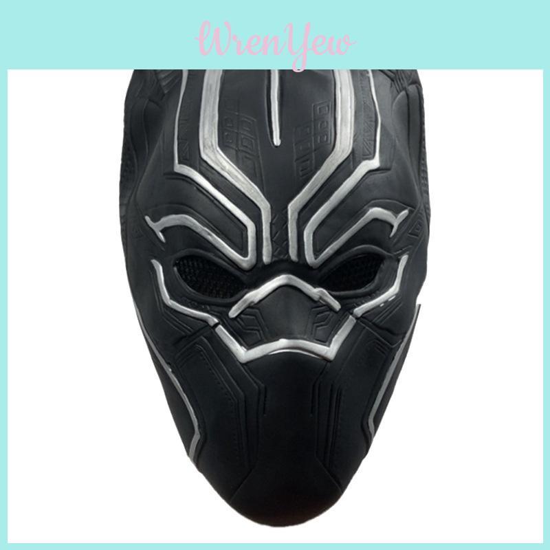Marvel Black Panther Mask High Quality Latex Costume For Halloween Party Fun