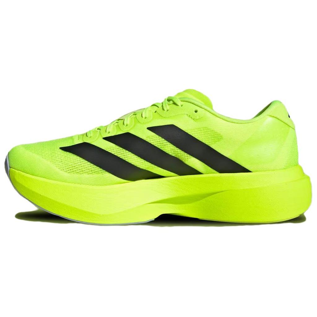Adidas Adizero Evo SL Lucid Lemon Unisex Sneakers Green Core-Black Metallic-Silver JR3416