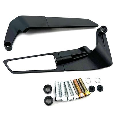 Universal Motorcycle Mirrors Stealth Winglets Mirror Kits For Kawasaki Z900 Z650 Z800 Adjustable Mirrors