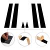 Adesivi Pilastro B C Neri, Facili da Installare, Rivestimento Finestrino in PC, Antigraffio, Parti per Styling Esterno Adatte per Dodge Durango 2011-2024