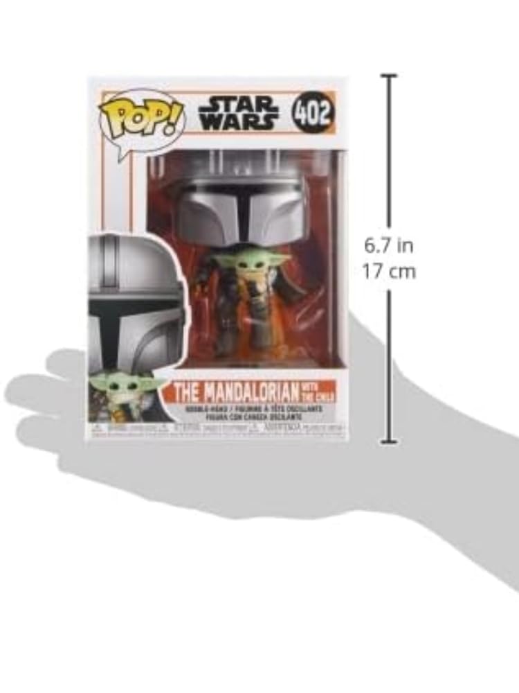 Funko Star Wars The Mandalorian The Mandalorian with The Child POP! #402 [Used]
