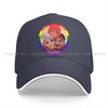 Rainbow Solid Color Baseball Caps Peaked Cap Nimona Girl Sun Shade Hats Unisex Women