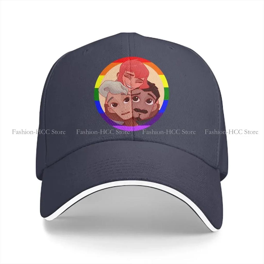 Rainbow Solid Color Baseball Caps Peaked Cap Nimona Girl Sun Shade Hats Unisex Women