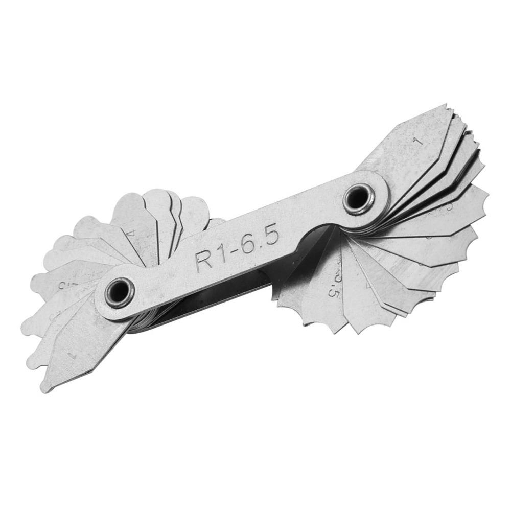 Stainless Steel Stainless Steel Gauge R1-6.5MM Measuring Tool Radius Fillet Gauge Die Makers