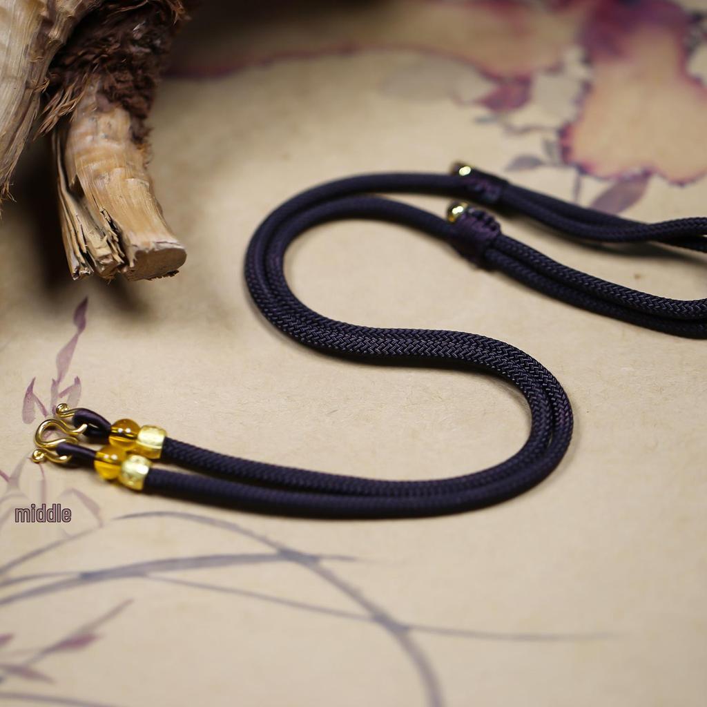 Adjustable Hand-Woven Thai Amulet Lanyard - Single, Double, or Multiple Hang Options