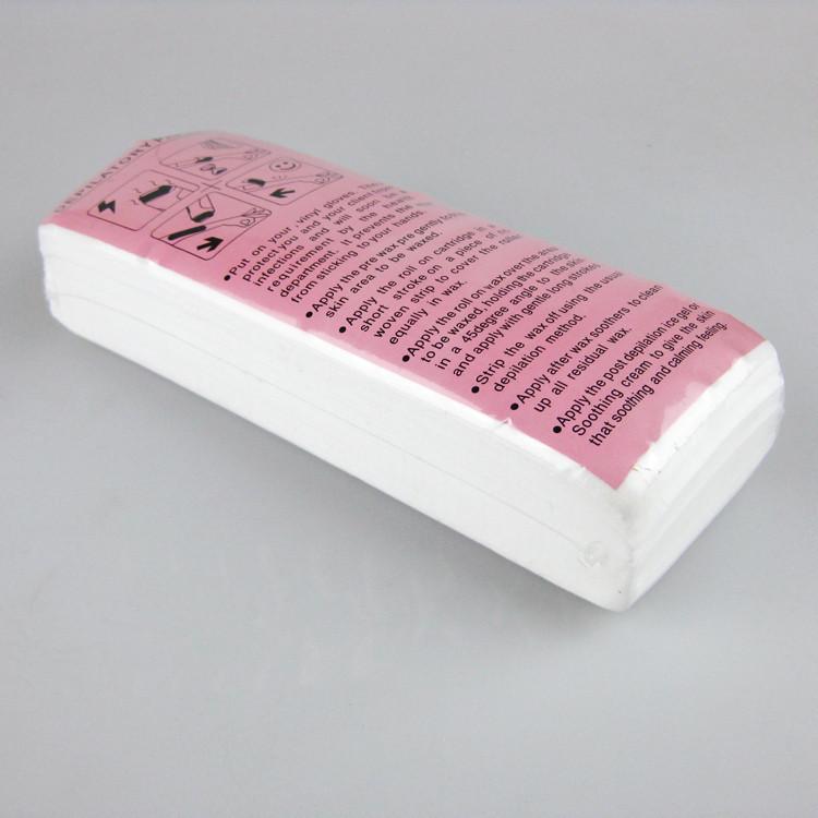Disposable Non-woven Wax Strips for Hair Removal & Nail Art - 100 Sheets