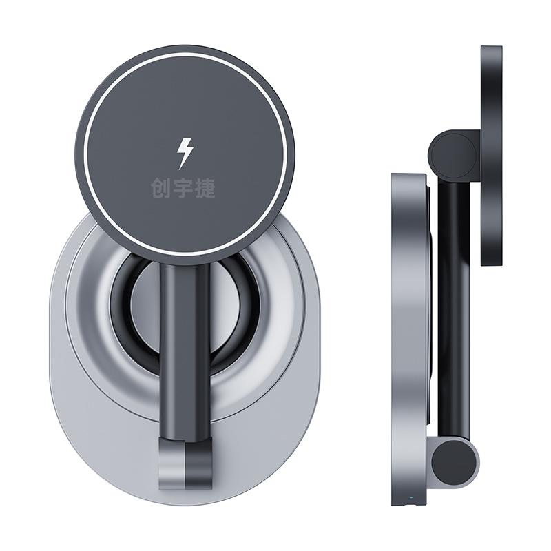 3 In 1 Magnetic Wireless Charger Foldable Adjustable Stand for iPhone 17 16 15 14 13 12 Apple Watch AirPods Fast Charging
