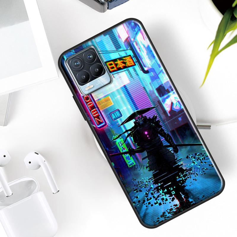 Japan Samurai Ninja Case For Realme 15 11 Pro Plus 12 13 14  C71 C75 C55 C51 C53 C25 C63 C61 C65 C67 GT6 GT7 Pro