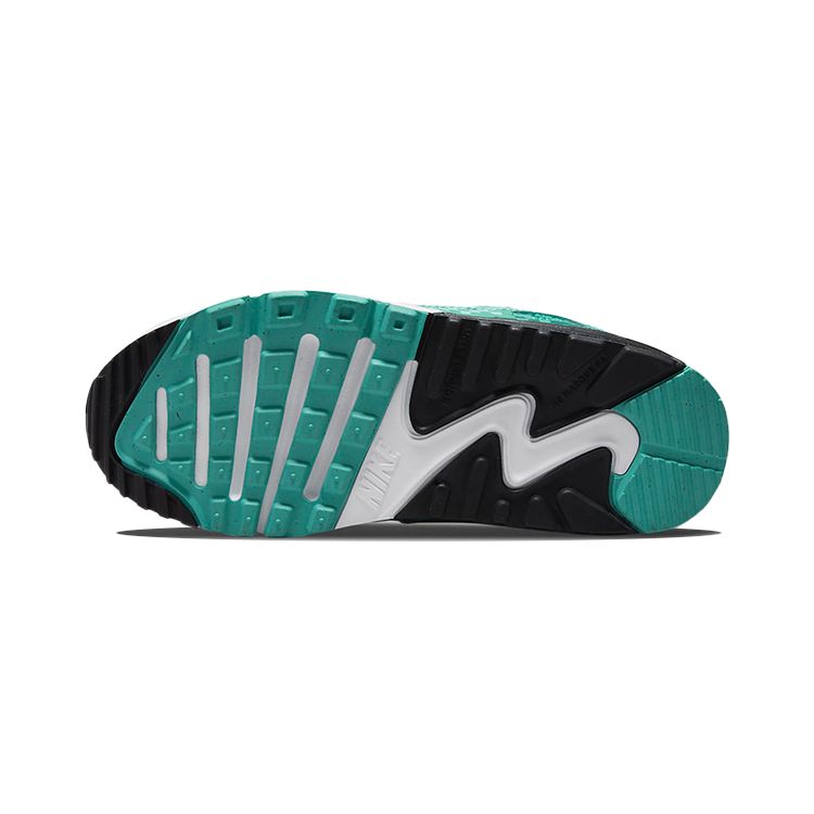 Nike Air Max 90 Toggle SE PS White Psychic Purple Washed Teal Kids Sneakers Black DN3264-100