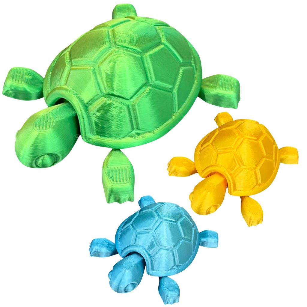 3D Printed Turtle Ornament Model For Decorating Children's Toys, Desktop Ornaments, And Gifts