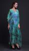 Phagun Mughal Monuments Long Caftan Maxi Dress Beach Swimwear Cover up Womens