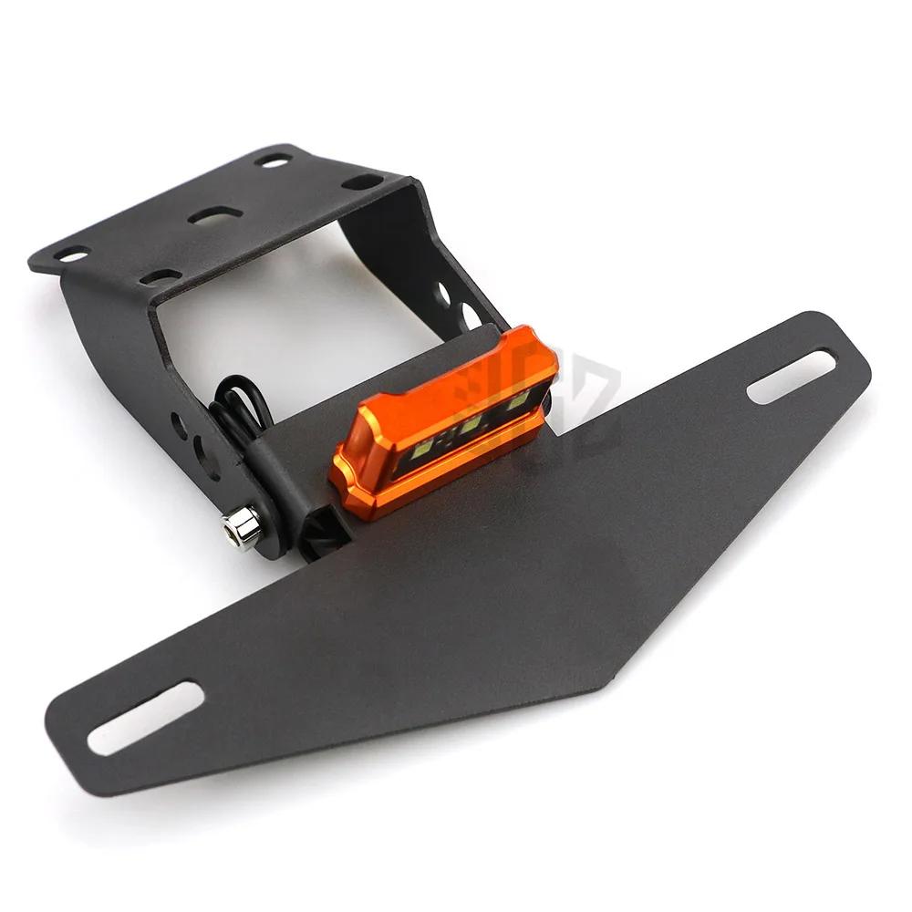 Motorcycle Rear License Plate Tail Frame Holder Bracket For KTM DUKE 125 250 390 200 2017 2018 2019 2020-2023
