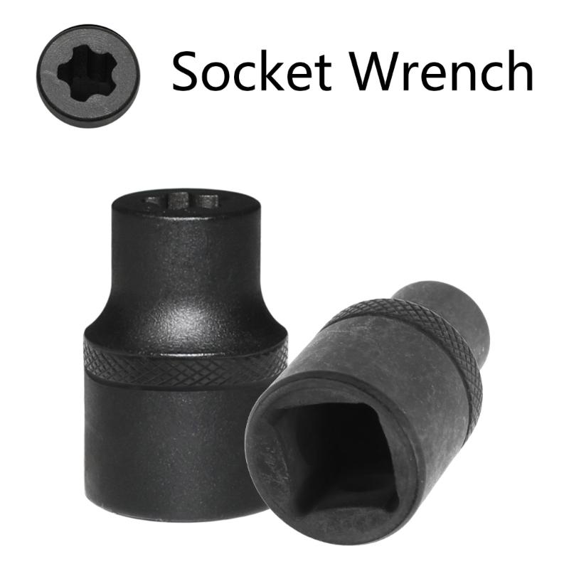 Car Battery Cover Removal Tool Dismantling Socket Wrench Car Repair Tool Automotive 1/2in Screw Removal Sleeve