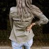 Ladies Denim Jacket Long Sleeve Fashion Solid Color Denim Jacket Women