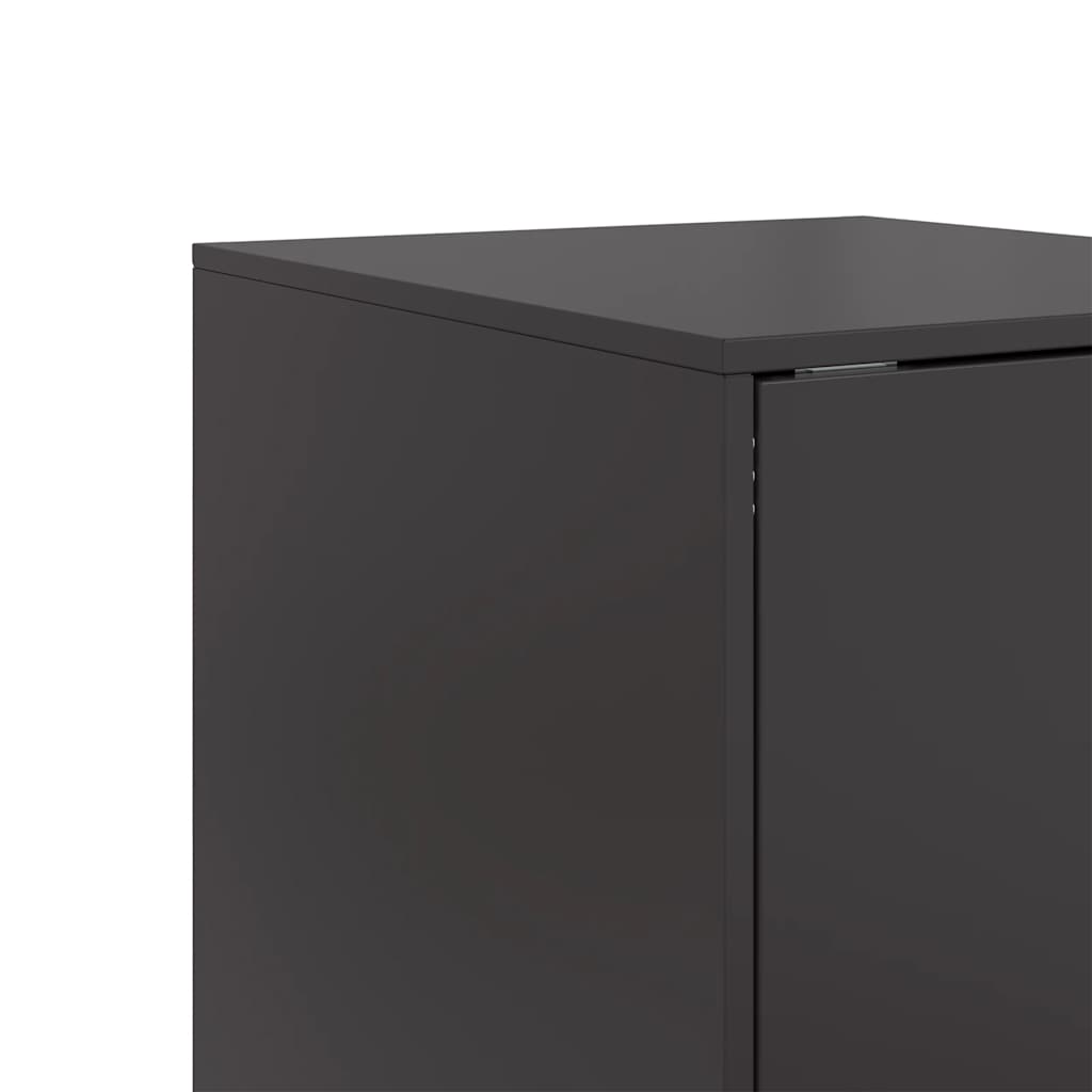 Sideboard Black 34.5 x 39 x 107 cm Steel