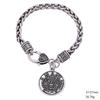 Vintage Tetragrammaton Pentacle Pentagram Pendant Bracelets Wiccan Talisman Amulet Seal of Solomon Jewelry Gift For Men